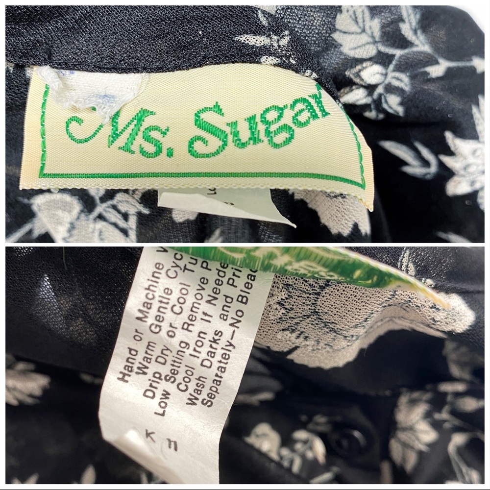 Vintage Ms. Sugar cottagecore floral prairie dress - Picture 10 of 16